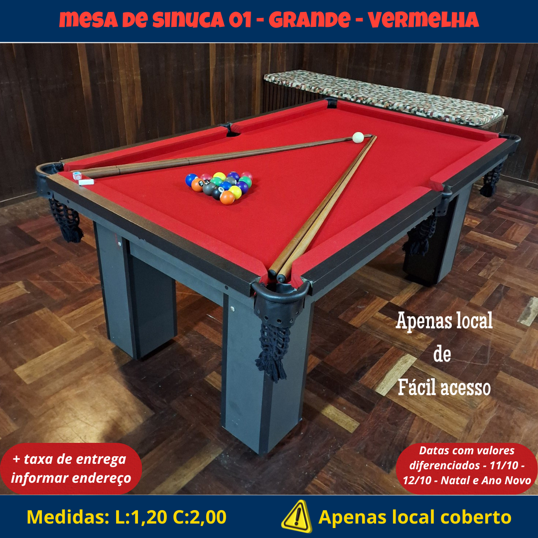 Sinuca 01 - Vermelha