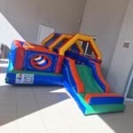 Corrida de Obstáculos 5 em 1 para locação em Curitiba – brinquedo inflável infantil da Lara Locações